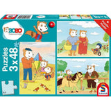 Schmidt Spiele Puzzle - Auf ins Abenteuer, 3 x 48 Teile