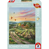 Schmidt Spiele Puzzle - Peaceful Valley Vineyard, 1000 Teile