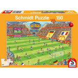 Schmidt Spiele KinderPuzzle - Finale im Fußballstadion, 150 Teile