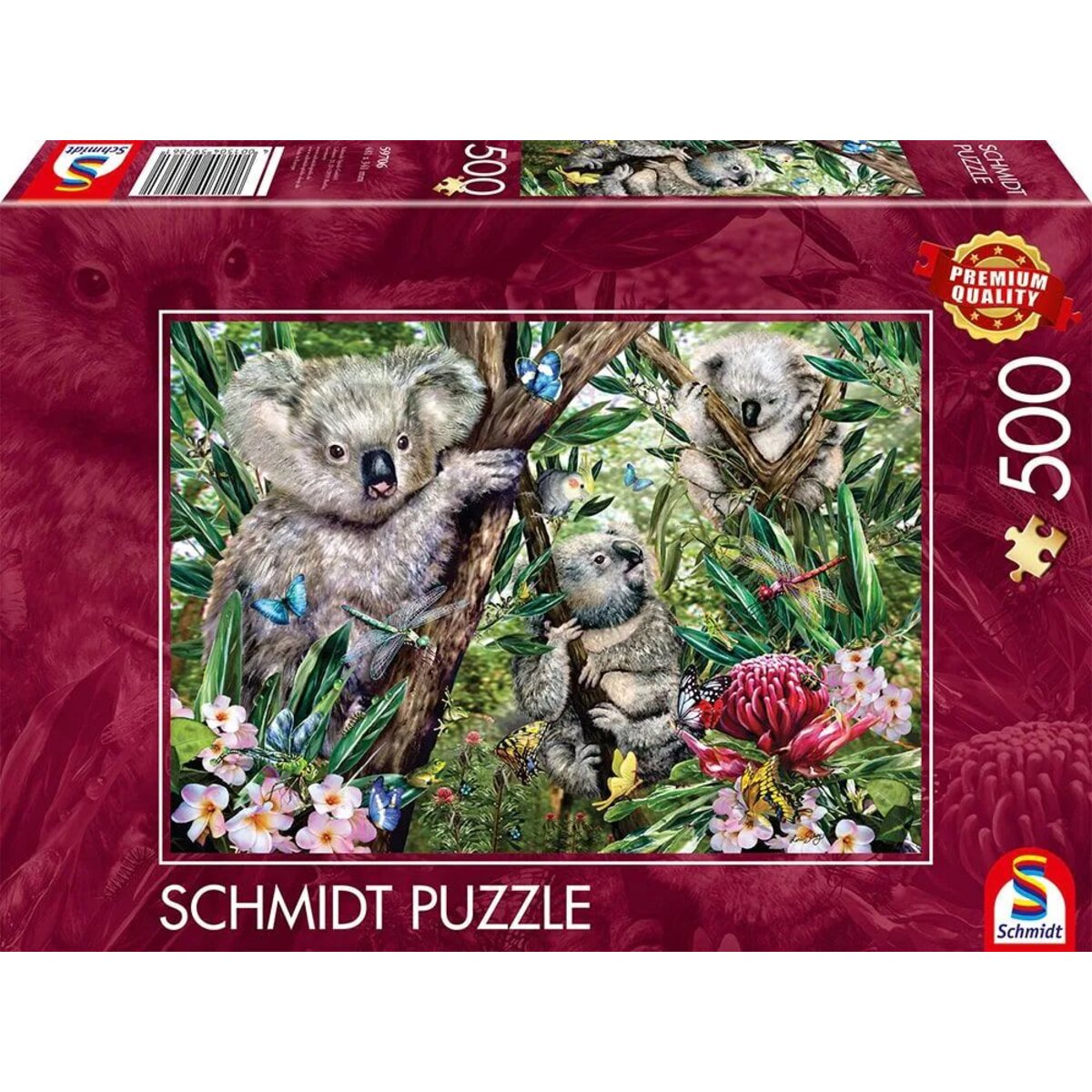 Schmidt Spiele Puzzle - Süße Koala-Familie, 500 Teile