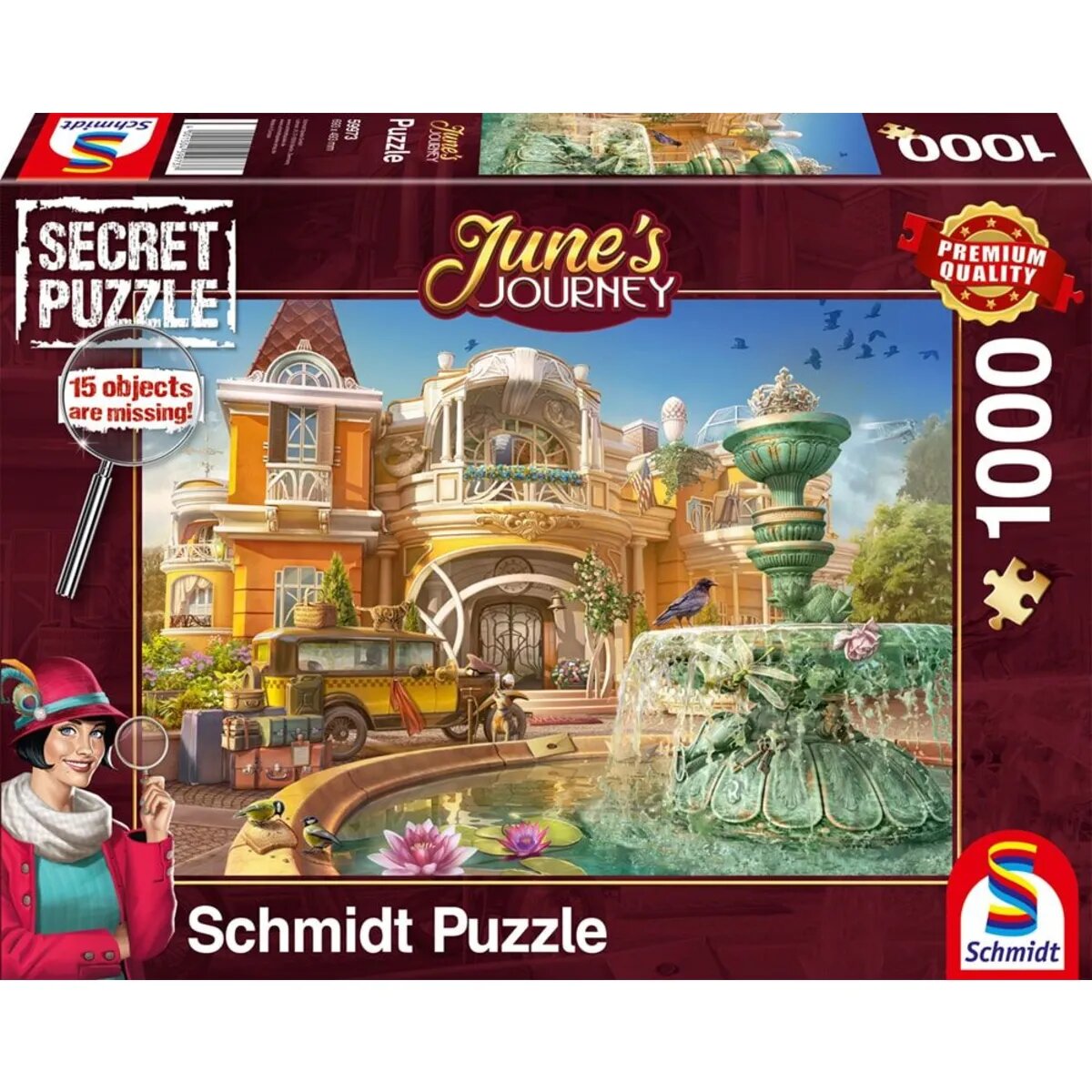 Schmidt Spiele Puzzle - Tee im Garten, 1000 Teile