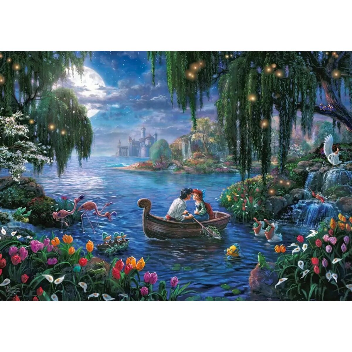 Schmidt Spiele Puzzle - Disney, The Little Mermaid and Prince Eric, 1000 Teile