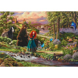 Schmidt Spiele Puzzle - Thomas Kinkade Studios: Disney Dreams Collection - Brave - Merida – Legende der Highlands, 1000 Teile