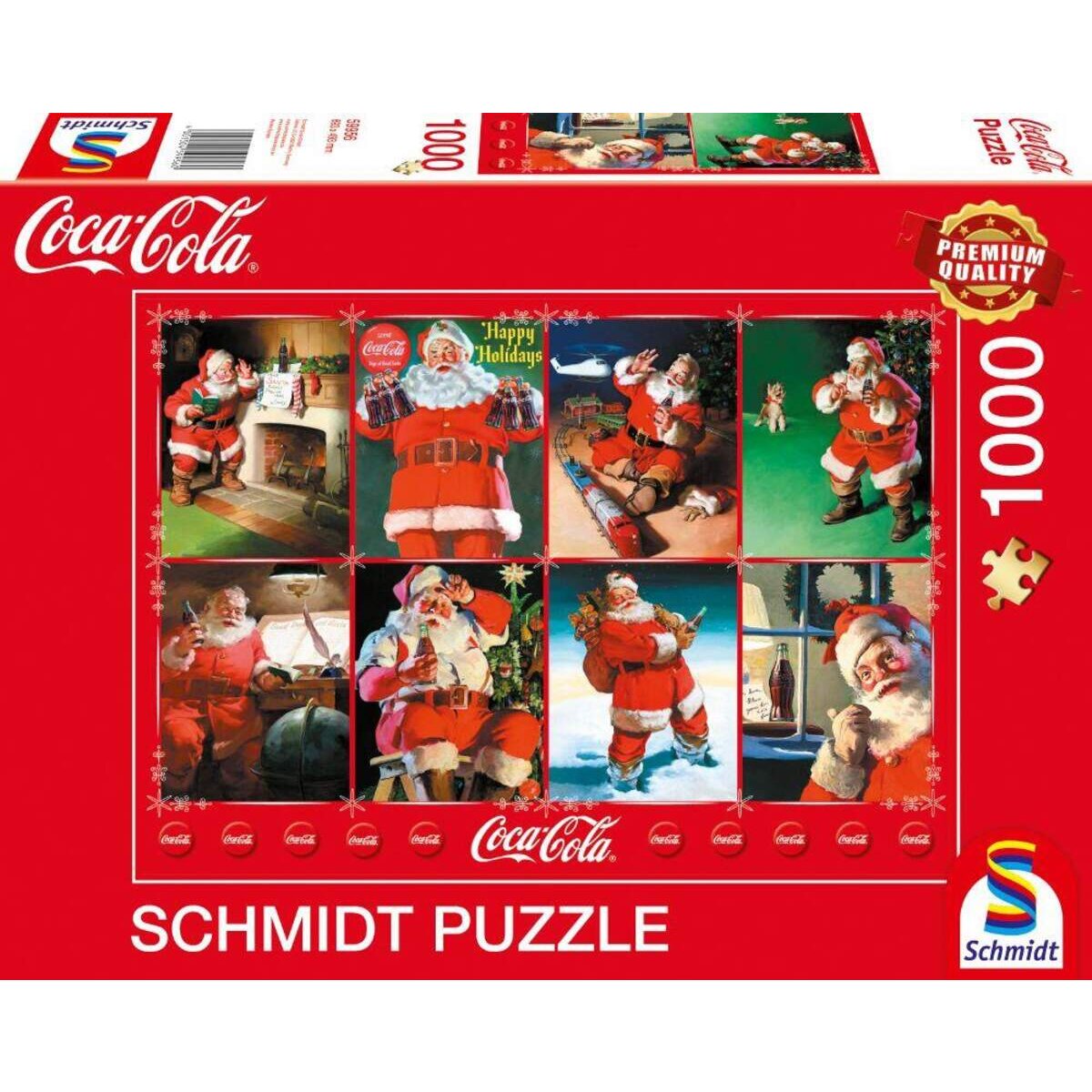 Schmidt Spiele Puzzle - Coca Cola: Santa Claus, 1000 Teile