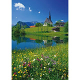 Schmidt Spiele Puzzle - Inzell, Einsiedlhof und Kirche St. Nikolaus, 1000 Teile