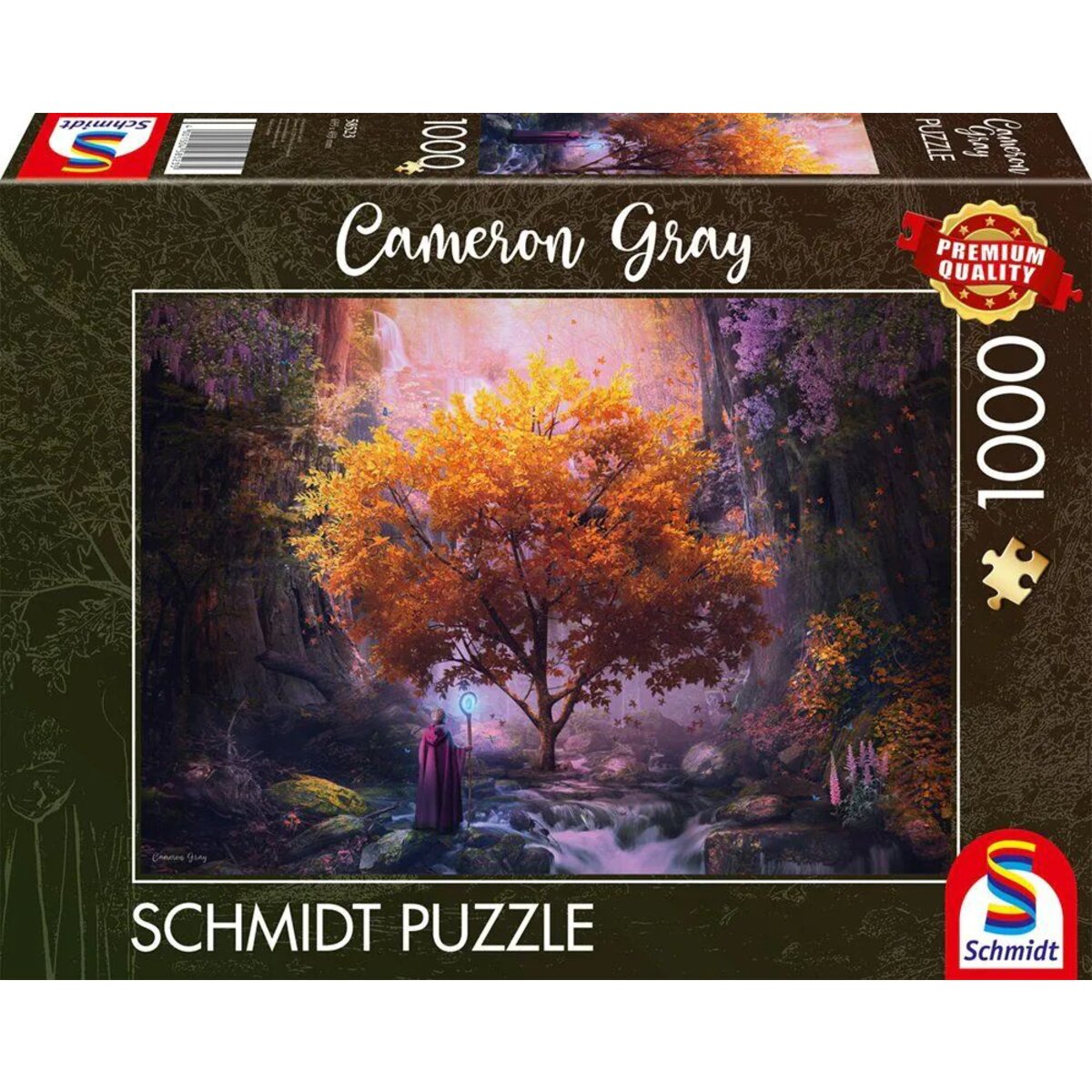 Schmidt 59922 Mark Grey Indigo 1000 Teile Puzzle
