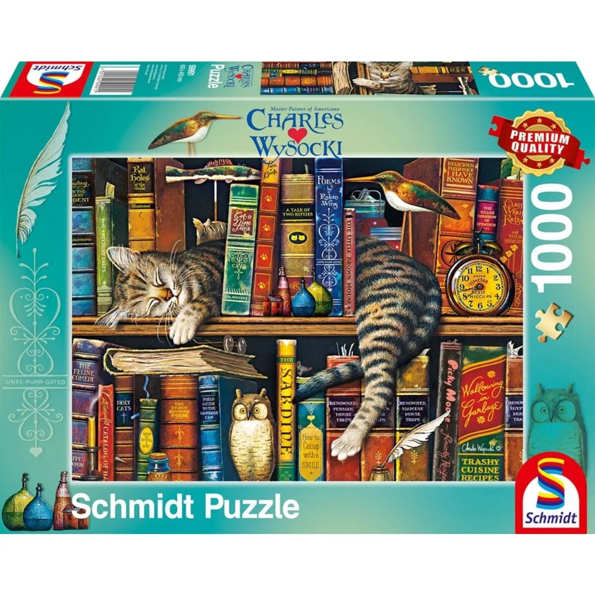 Schmidt Spiele Puzzle - Frederick, der Literat, 1000 Teile