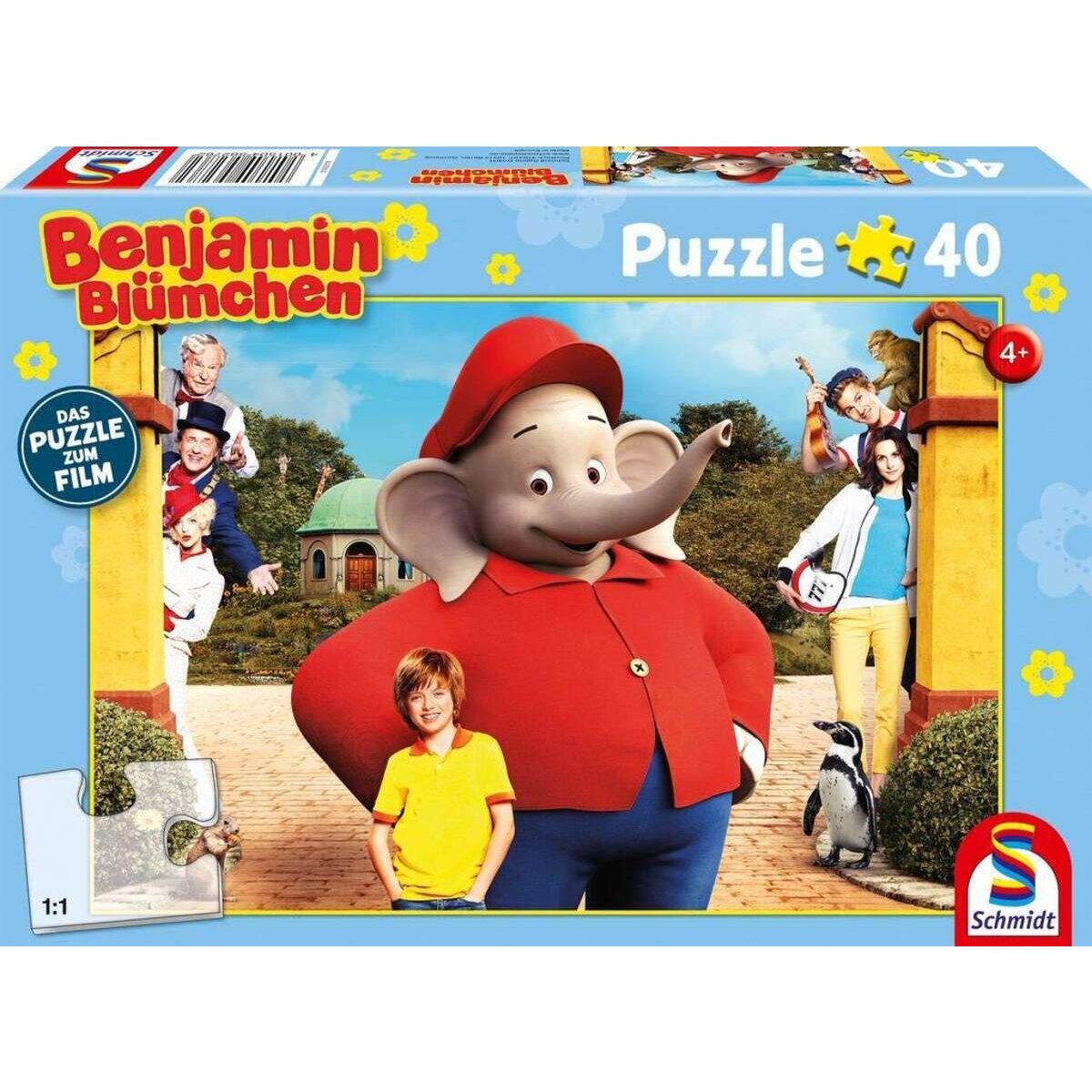 Schmidt Spiele Puzzle - Benjamin Blümchen zum Kinofilm, Motiv 2, 40 Teile