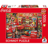 Schmidt Spiele Puzzle - Coca Cola, Nostalgie-Shop, 1000 Teile