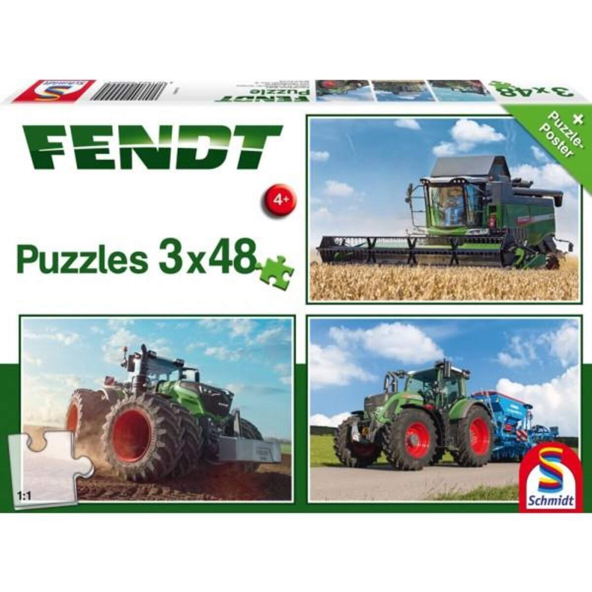 Schmidt Spiele Puzzle - 1050 Vario / 724 Vario / 6275L, 3x48 Teile