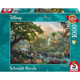 Schmidt Spiele Puzzle - Thomas Kinkade, Disneys Dschungelbuch, 1000 Teile