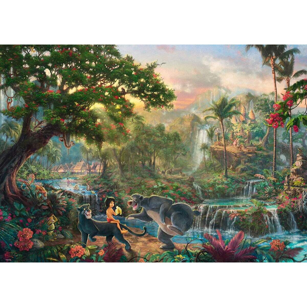 Schmidt Spiele Puzzle - Thomas Kinkade, Disneys Dschungelbuch, 1000 Teile