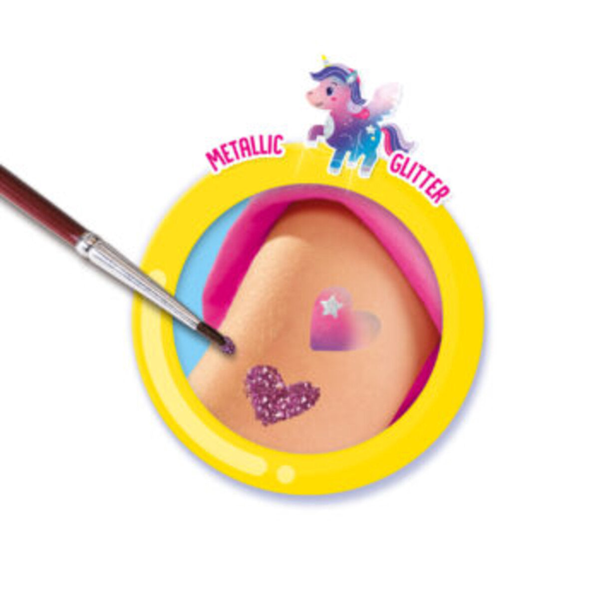 SES Creative 32 metallische Einhorn-Tattoos Galaxy