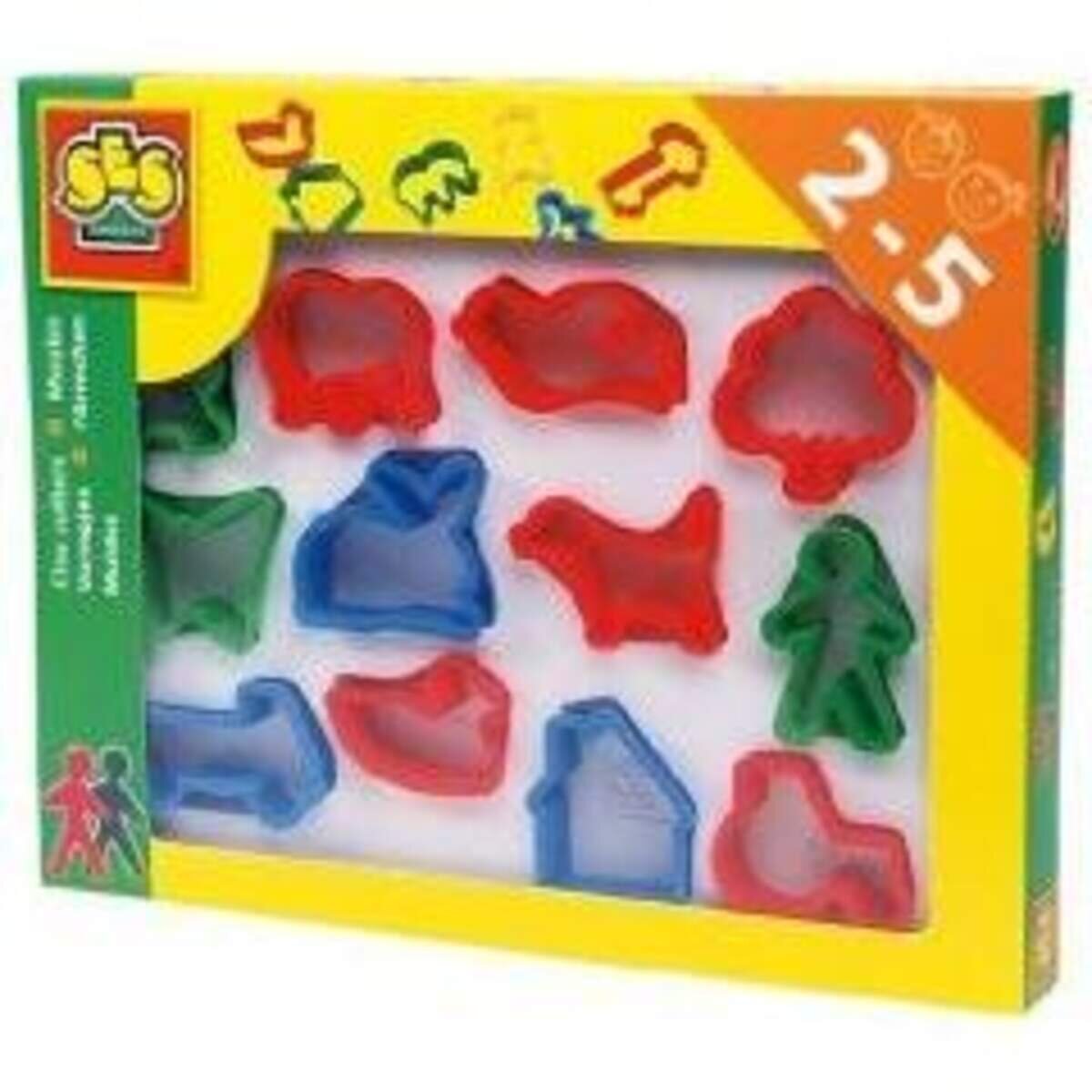 SES Creative Ausstechformen für Knete, 12 Stück