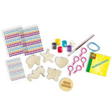 SES Creative Diamanten Mosaike Schlüsselanhänger aus Holz