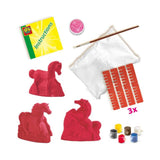 SES Creative Gießen und anmalen 3 Pferde 3D-Pferde in Gips gießen