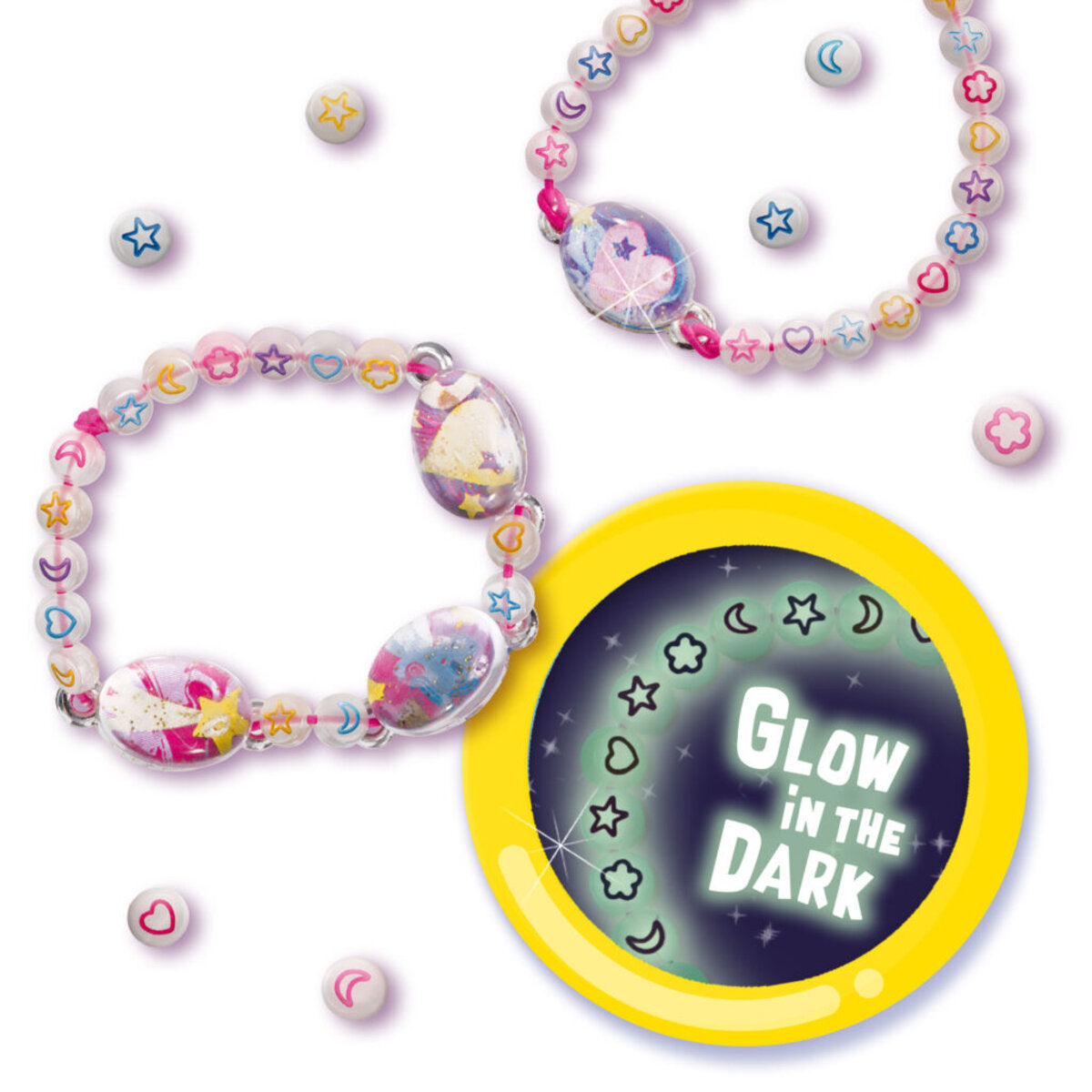 SES Creative Glow in the Dark Armbänder Galaxy