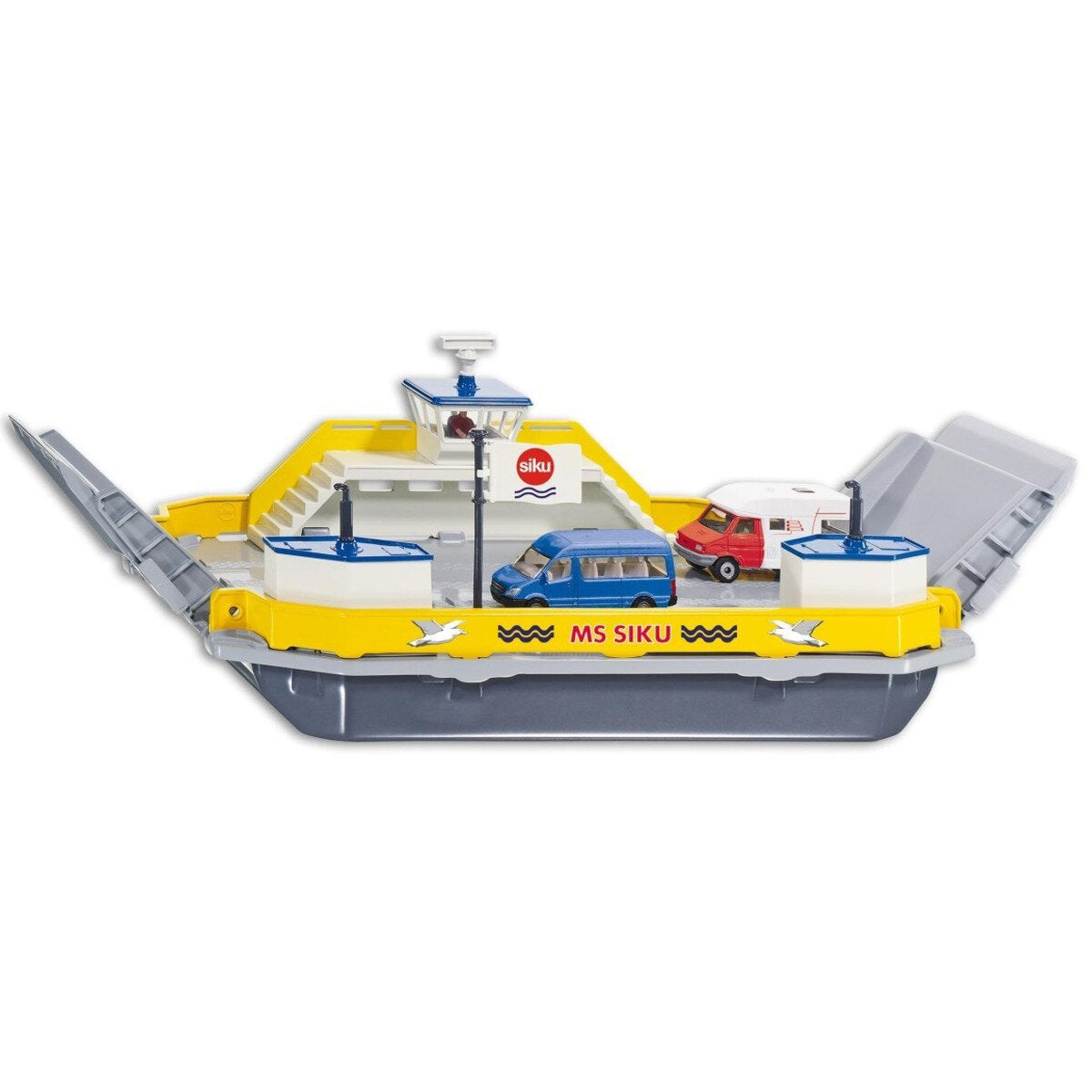 SIKU World 1750 Autofähre incl. 2 exklusiven Fahrzeugen