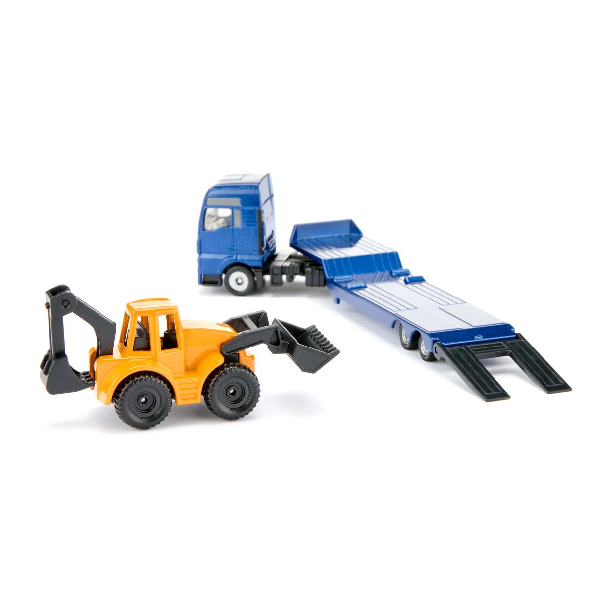 SIKU 1761 MAN Lkw mit Baggerlader