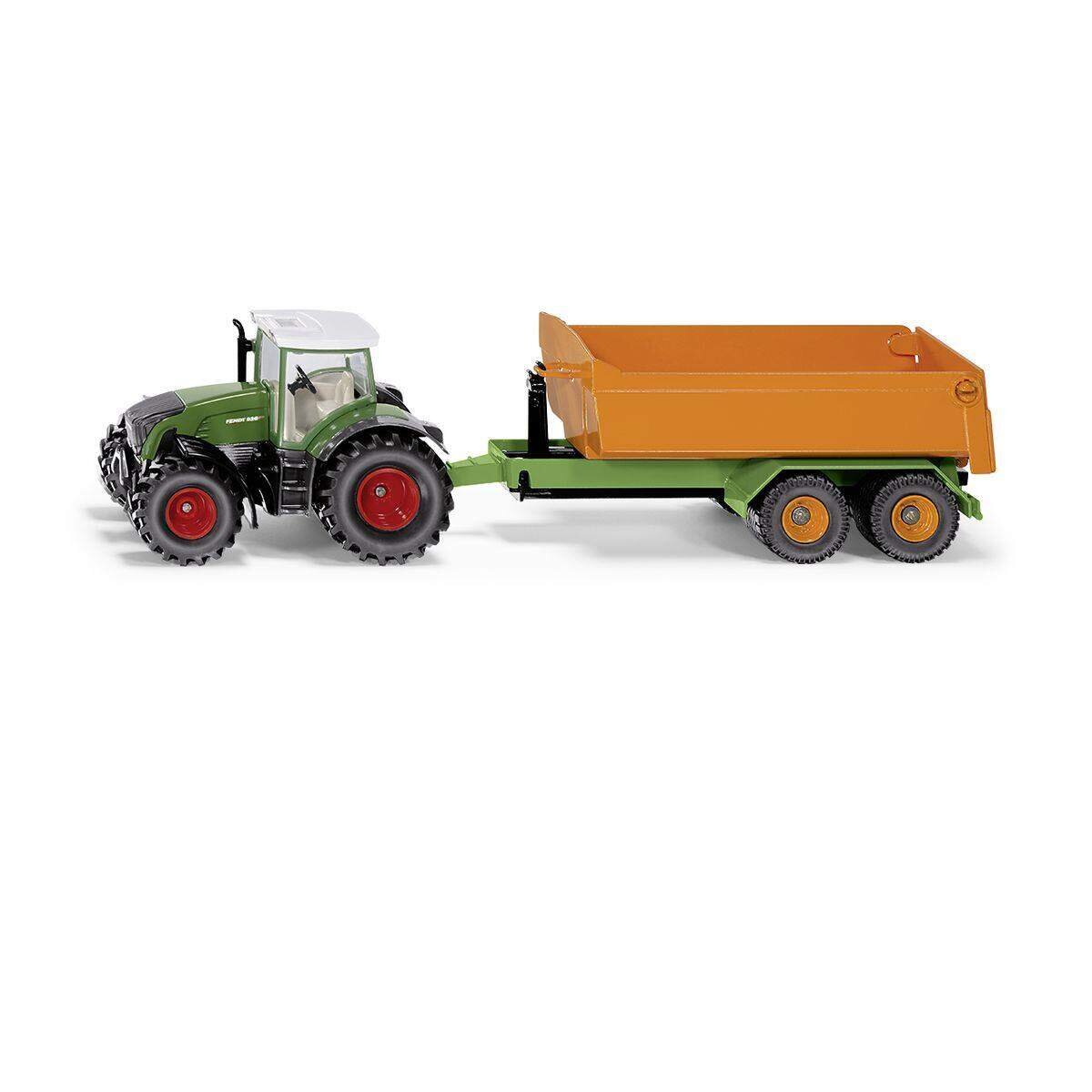 SIKU 1989 Fendt mit Hakenliftfahrgestellt und Muld