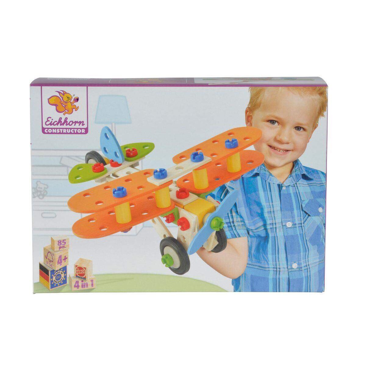 Simba Eichhorn Constructor Doppeldecker Flugzeug