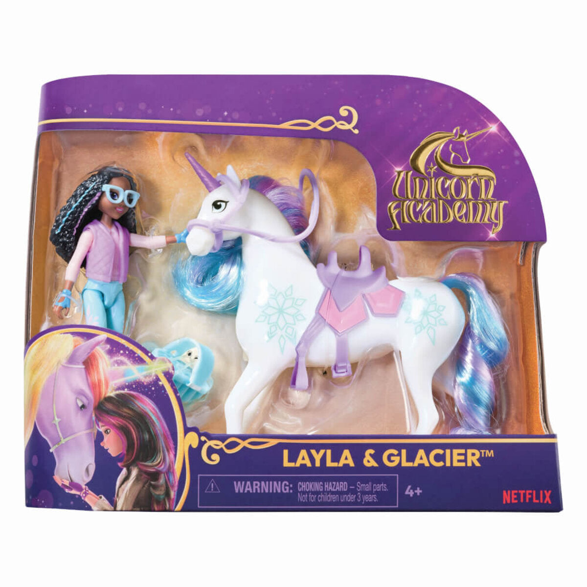 Spin Master - Unicorn Academy - Reiterin und Einhorn, 1 Set, 5-fach sortiert