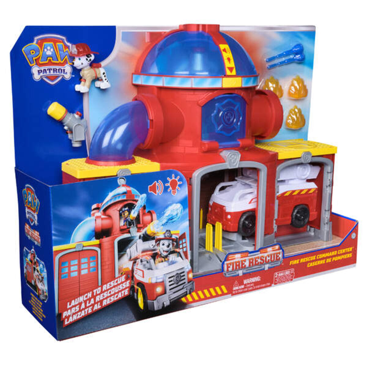 Spin Master Paw Patrol Fire Rescue DLX Feuerwehr Station