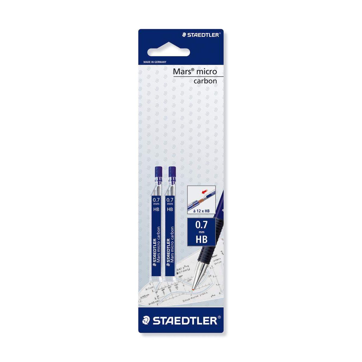 STAEDTLER® 250 Feinmine Mars micro carbon, HB, 2 Stück