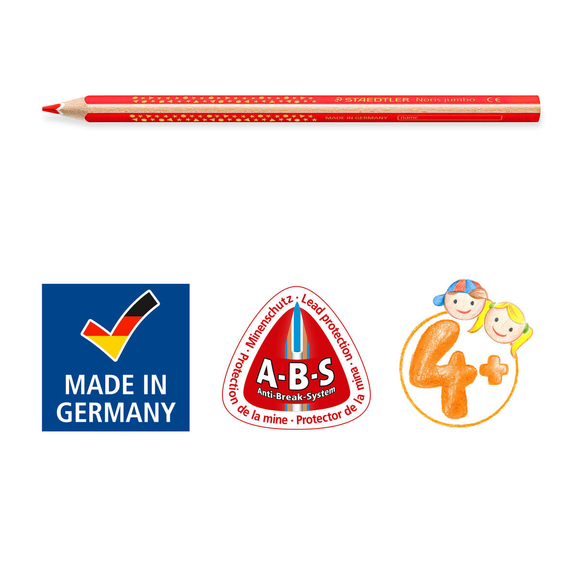 STAEDTLER® Buntstift Noris jumbo 10+2 FSC 100%