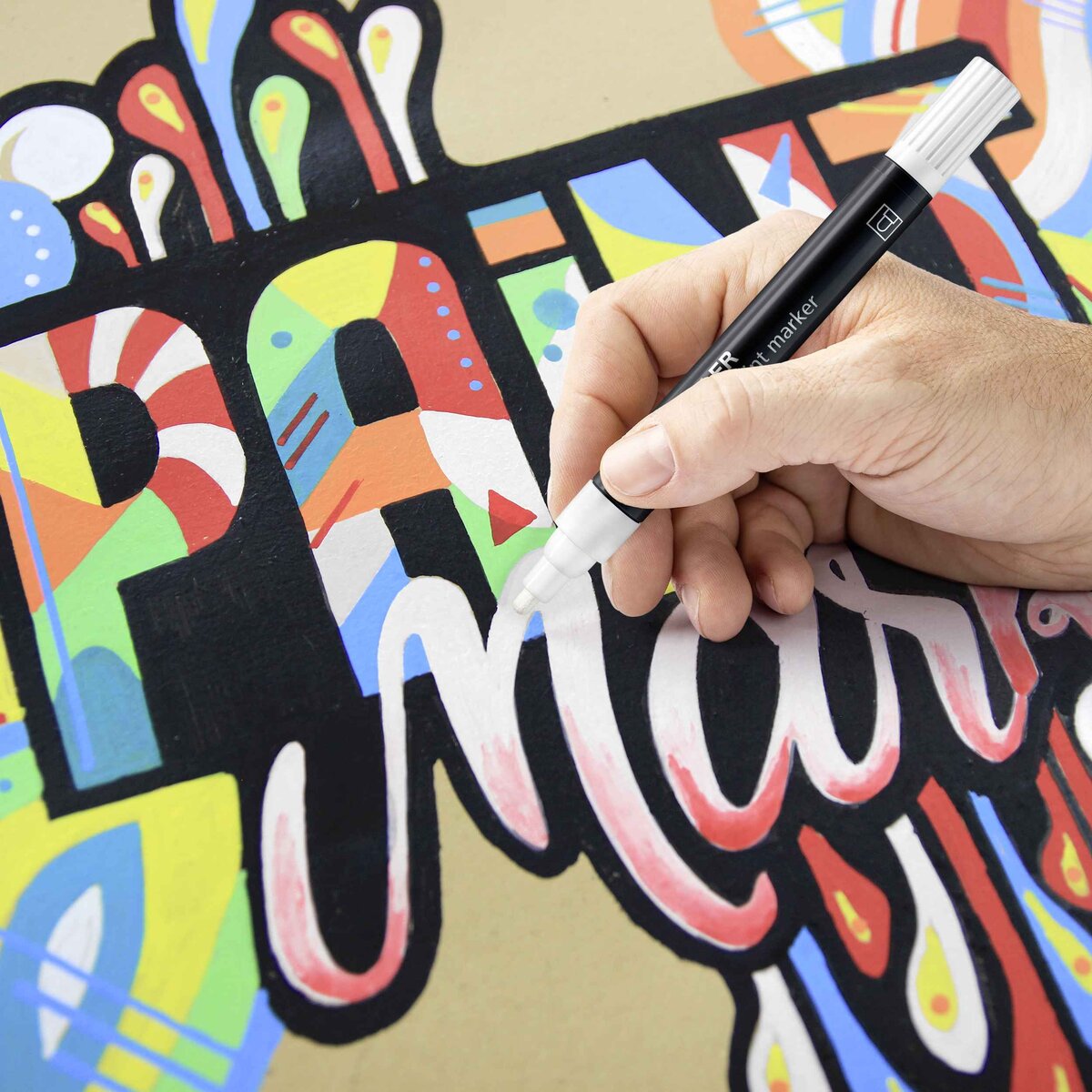 STAEDTLER® Lumocolor® 349 Acryl-Marker, Rundspitze, gold
