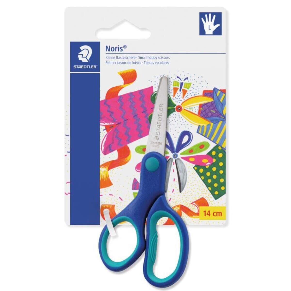 STAEDTLER® Noris Club Linkshänder-Bastelschere 14cm, blau