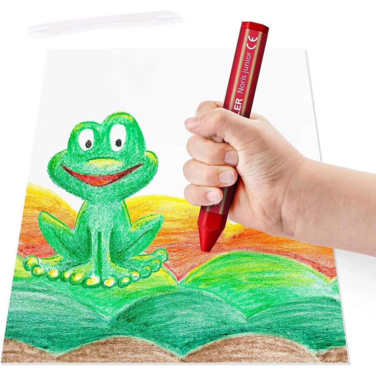 STAEDTLER® Noris® junior 224 Wachsmalkreide, Etui mit 6 Farben