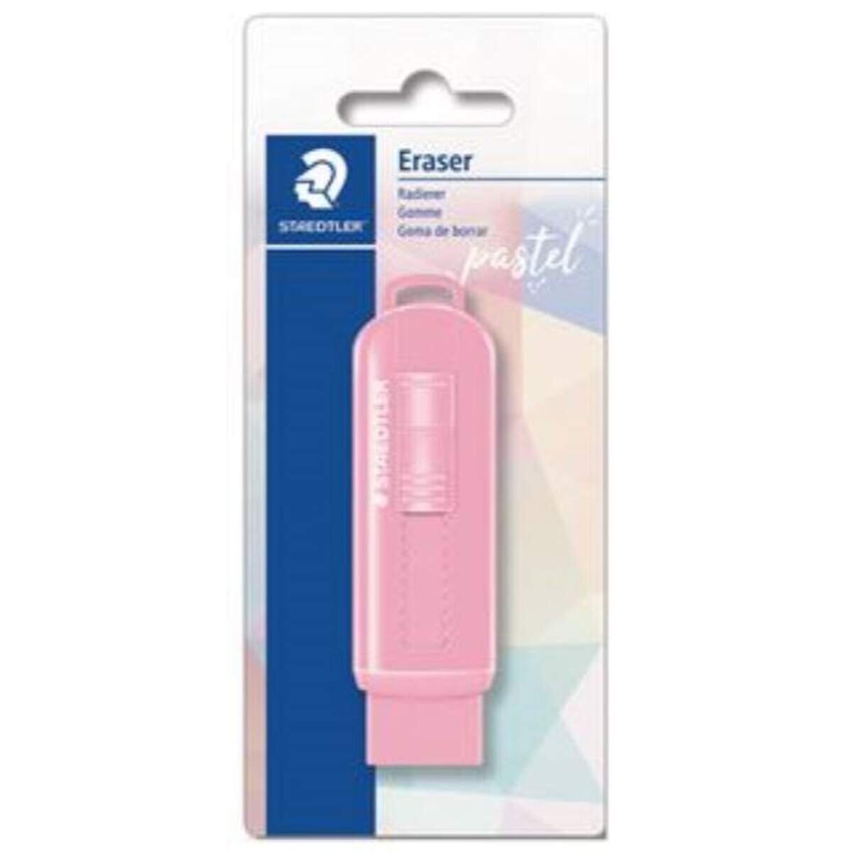 STAEDTLER® Radierer Pastel mit Schiebehülle, 1 Stück, sortiert