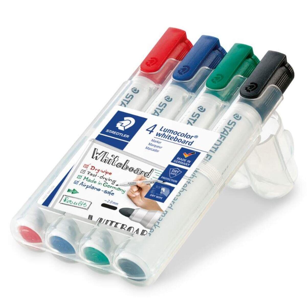 STAEDTLER® Whiteboard-Marker 4er Set Lumocolor, Rundspitze