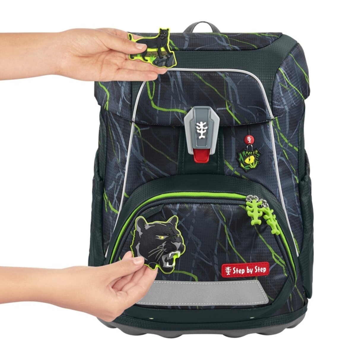 Step by Step FIT Schulranzen-Set "Danger Cat Chiko", 5-teilig