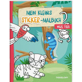 Tessloff Mein kleines Sticker-Malbuch. Wilde Tiere