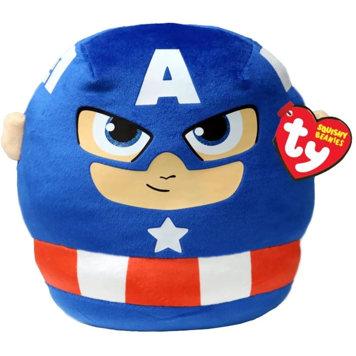 ty Marvel Avengers Captain America Squish-A-Boo, 35 cm