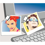 UHU Klebepad patafix weiß, 80 Stück