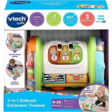 VTech 3-in-1 Rollende Entdecker-Trommel 7 gesungene Lieder und 18 Melodien