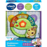 VTech Musikbienen-Tamburin 3 gesungene Lieder und 10 Melodien batteriebetrieben