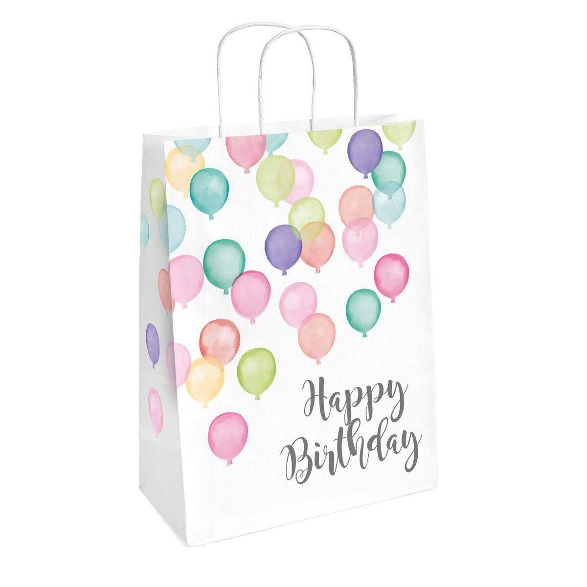 amscan 2 Partytüten Happy Birthday Pastel
