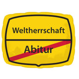 amscan Folienballon Abitur Weltherrschaft