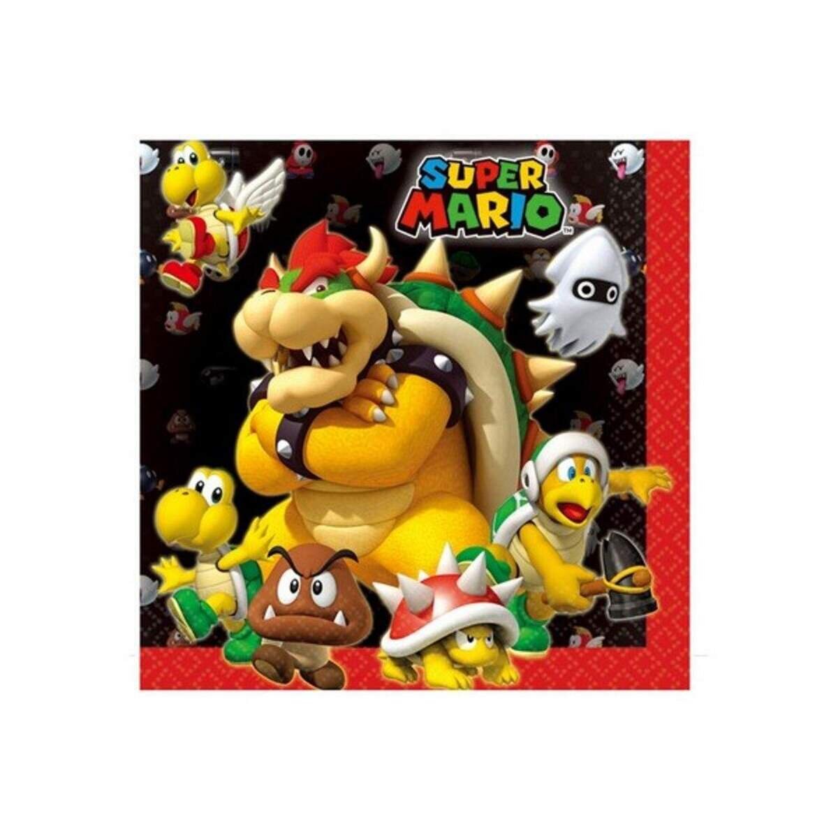 amscan Super Mario™ Partyservietten 20 Stück 33x33cm