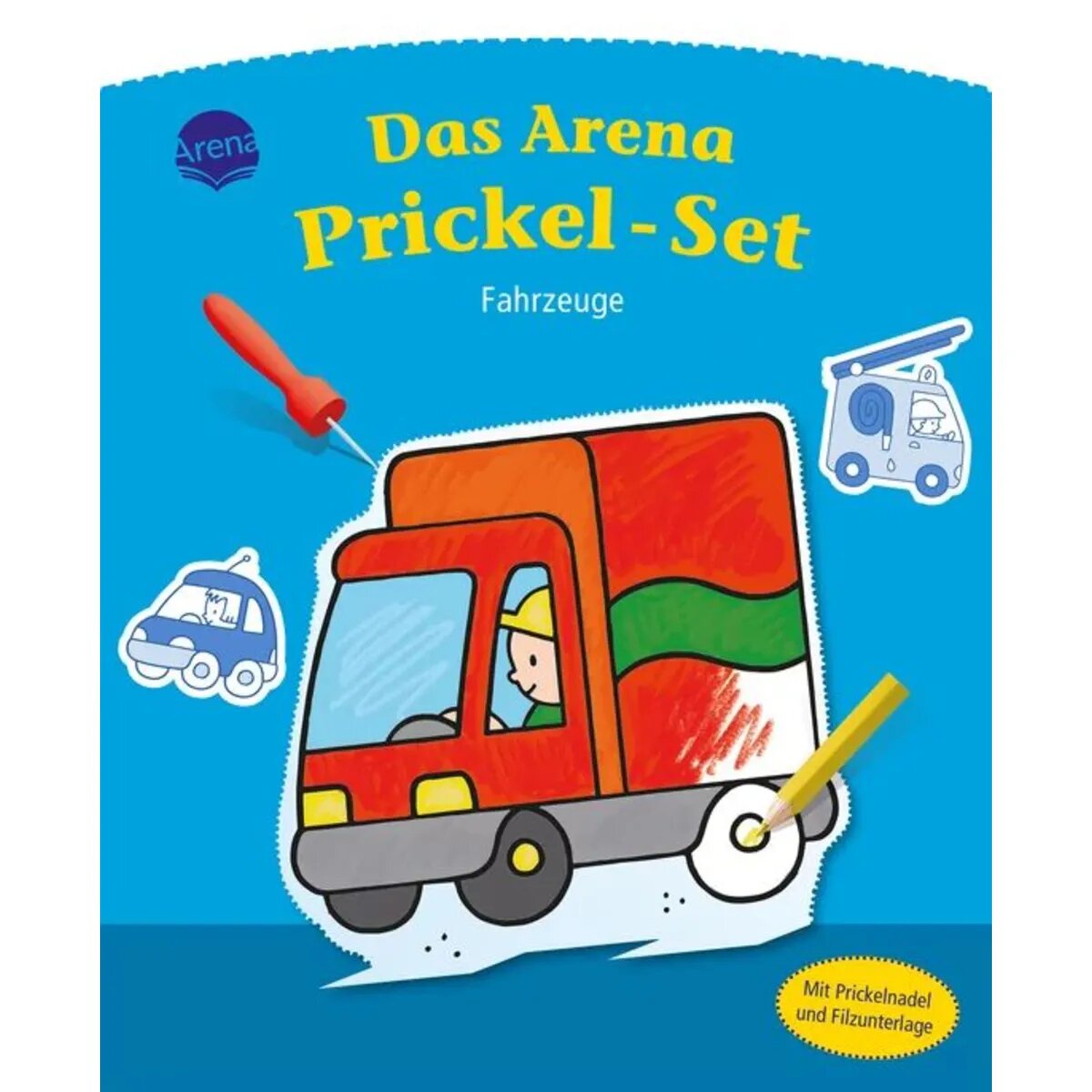 Arena Das Arena Prickel-Set. Fahrzeuge