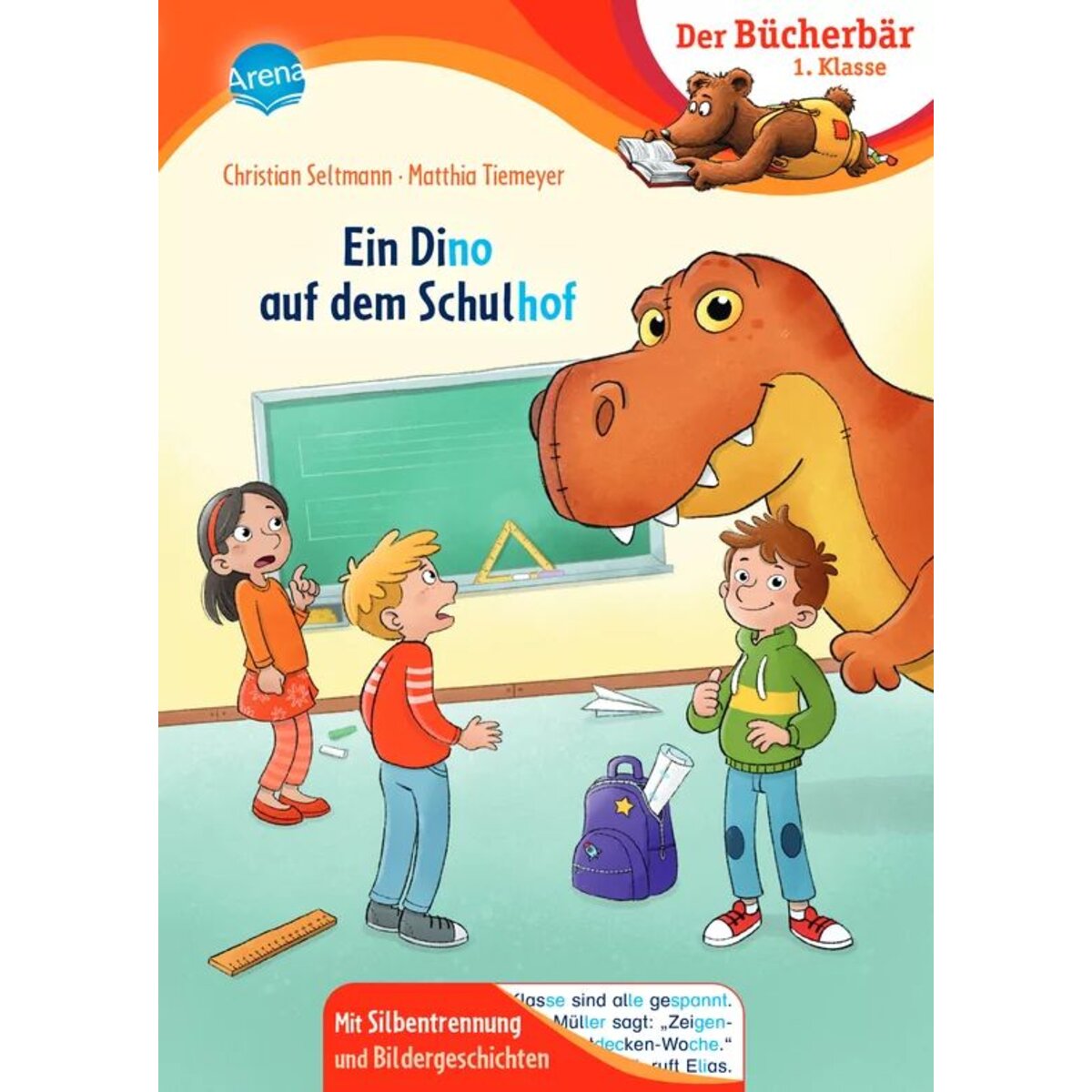 Arena Seltmann, Ein Dino auf dem Schulhof