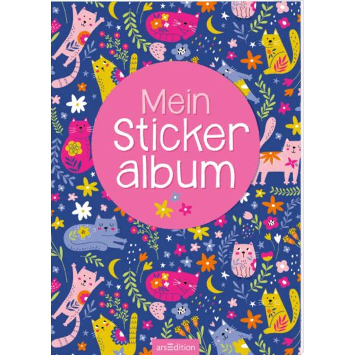 ars Edition Mein Stickeralbum – Katzen