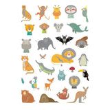 ars Edition Metallic-Sticker Wilde Tiere