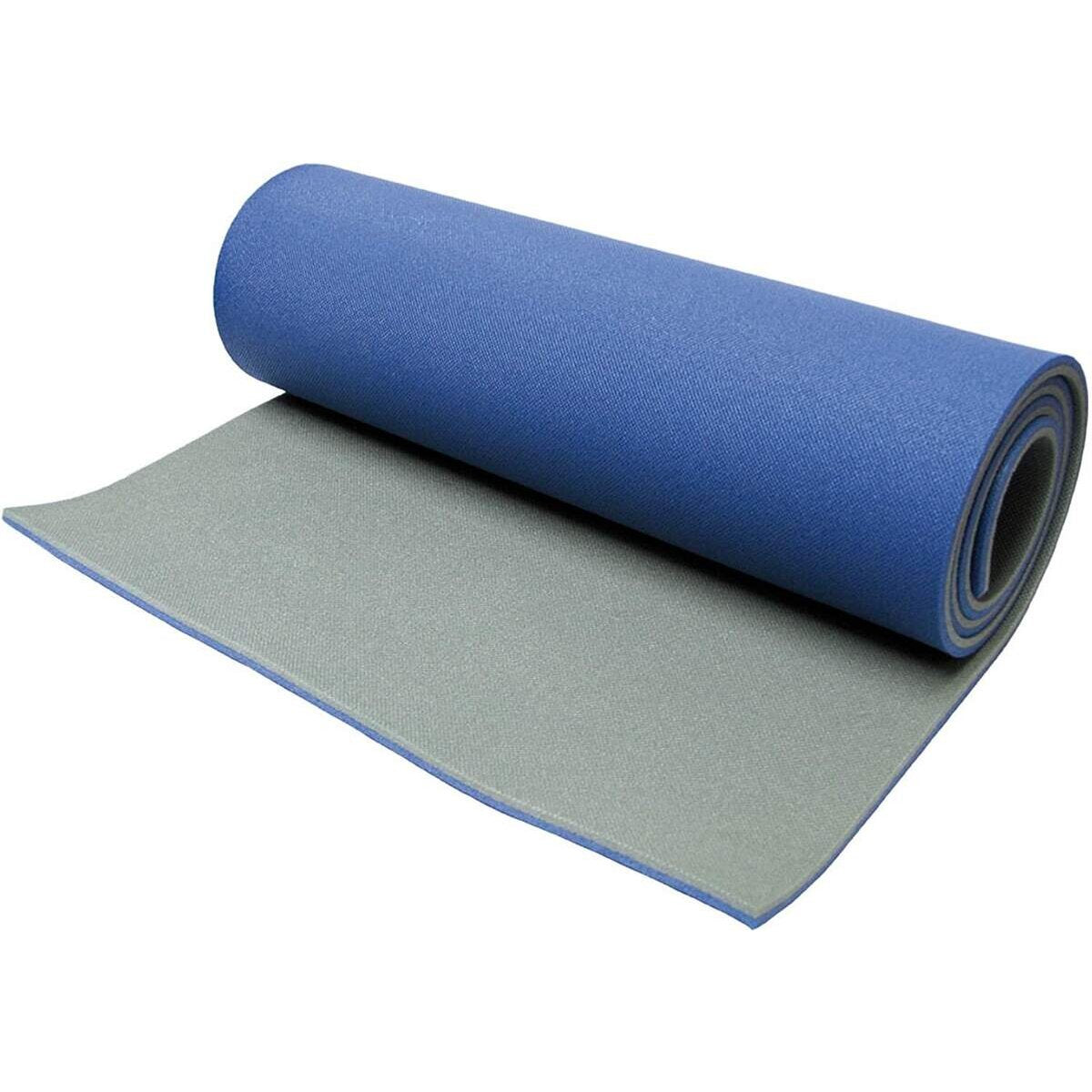 BEST Sporting Fitnessmatte für Gymnastik, Yoga, Pilates, 60 x 200 cm, blau-grau