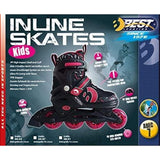 BEST Sporting Inline Skates pink / schwarz, ABEC 7 Carbon, Größe: 30-33