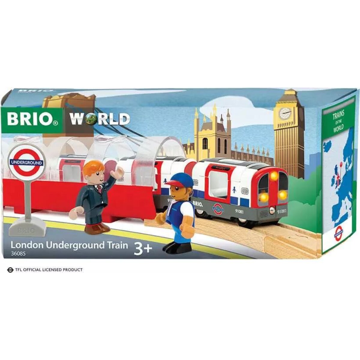 BRIO World Londoner U-Bahn mit Licht und Sound